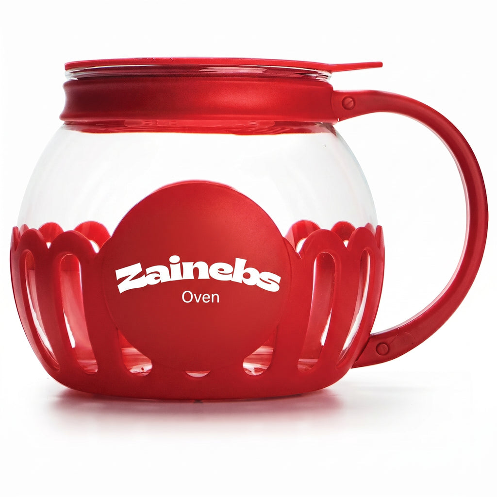 Zainebs Glass Bowl Microwave popcorn maker