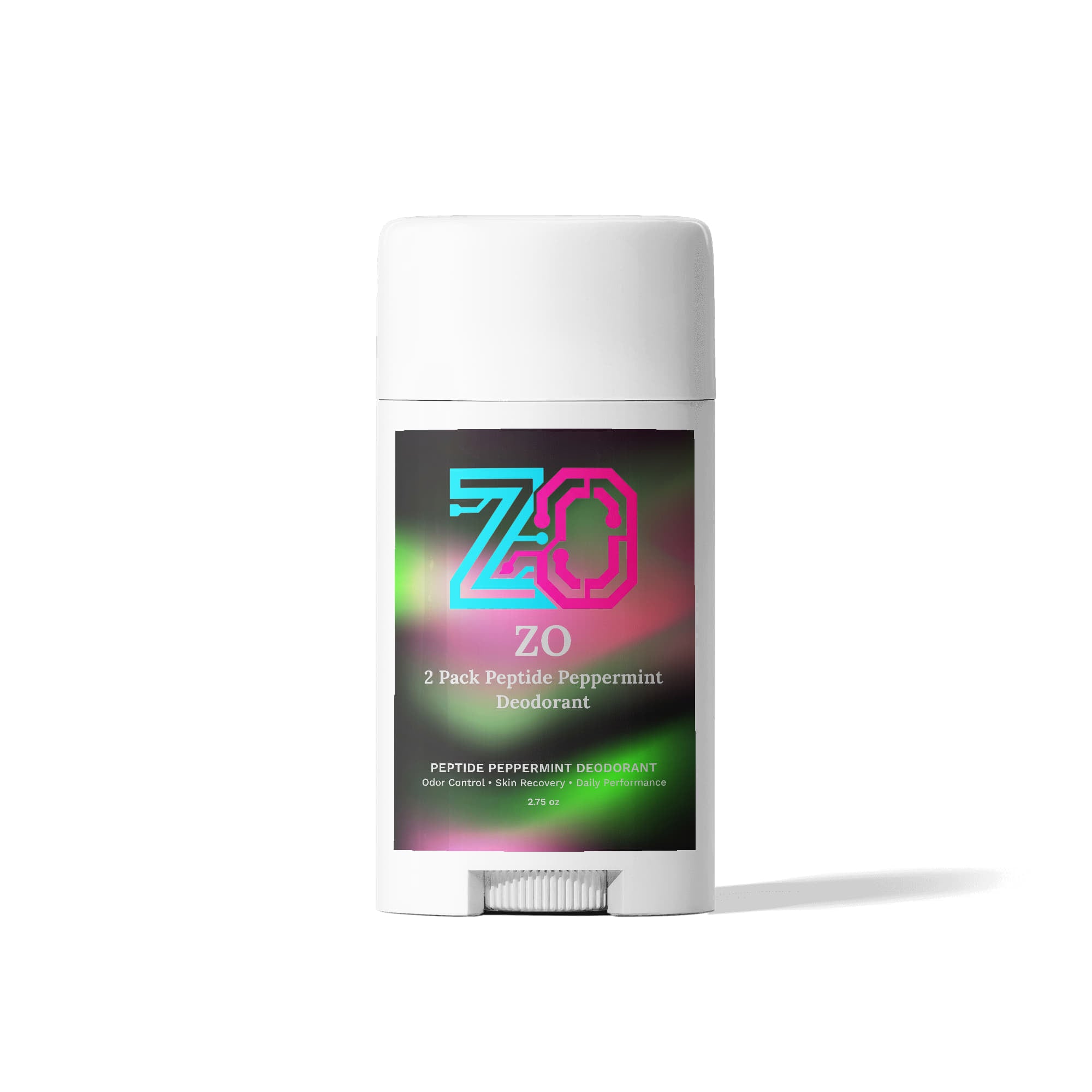 2 Pack Peptide Peppermint Deodorant