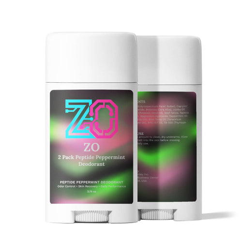 2 Pack Peptide Peppermint Deodorant