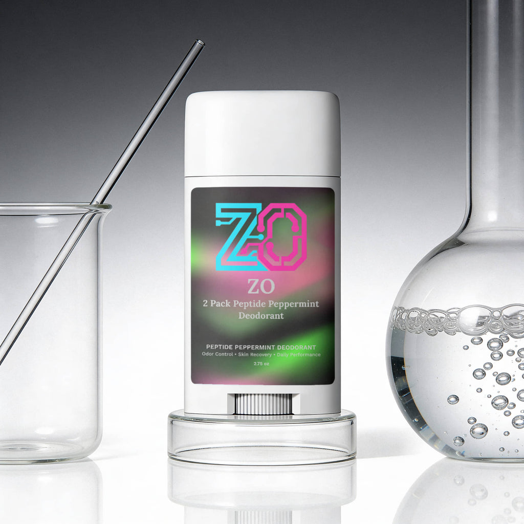 2 Pack Peptide Peppermint Deodorant