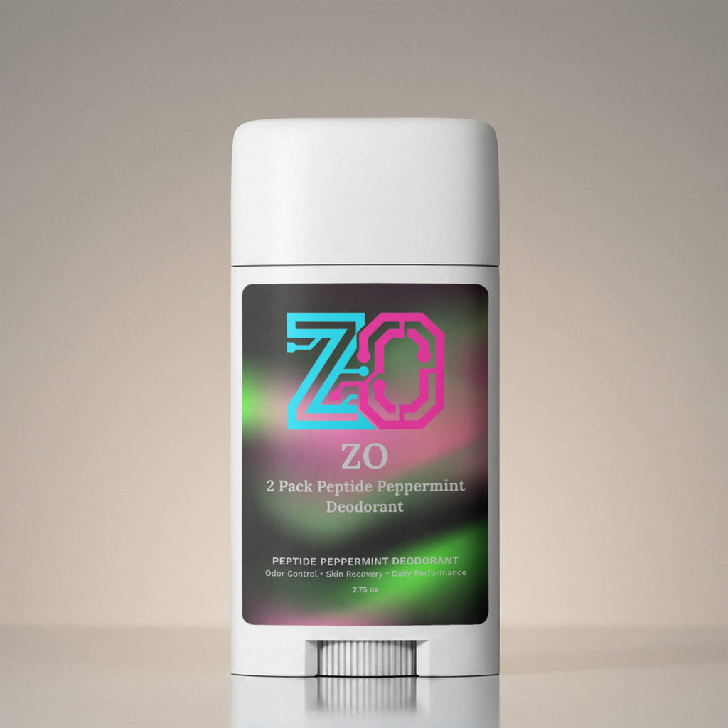 2 Pack Peptide Peppermint Deodorant